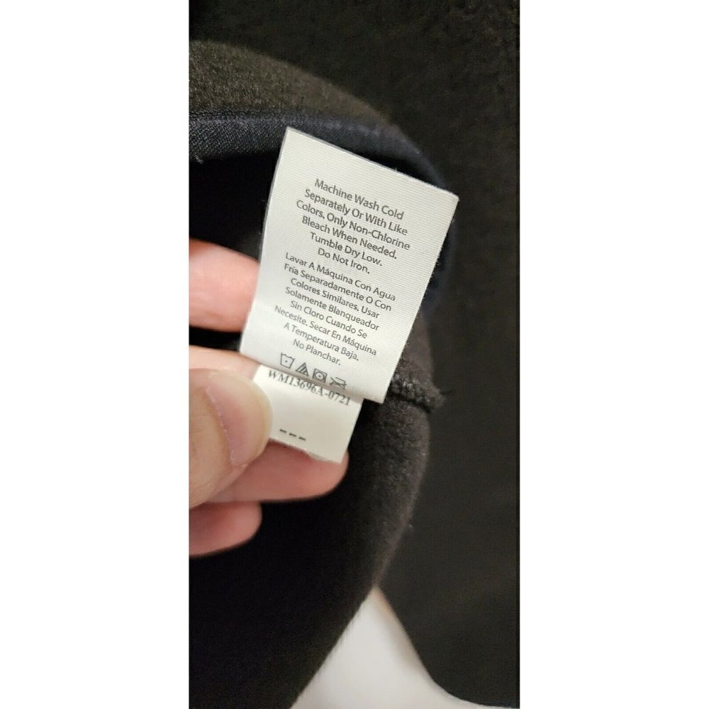 ATHLETIC Works Womens Polar Fleece Jacket Black Fleece Full Zip Pockets Size S - Picture 6 of 11